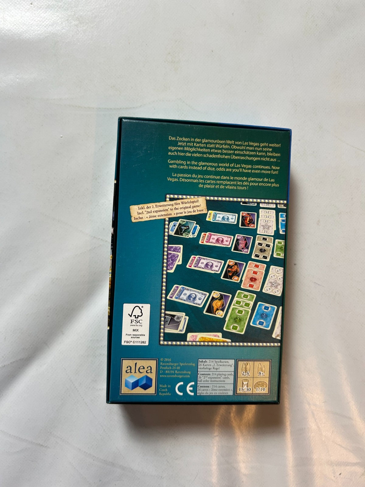Las Vegas Kartenspiel Rüdiger Dorn  Alea Ravensburger  vollständig teils unbes - Ansicht 9