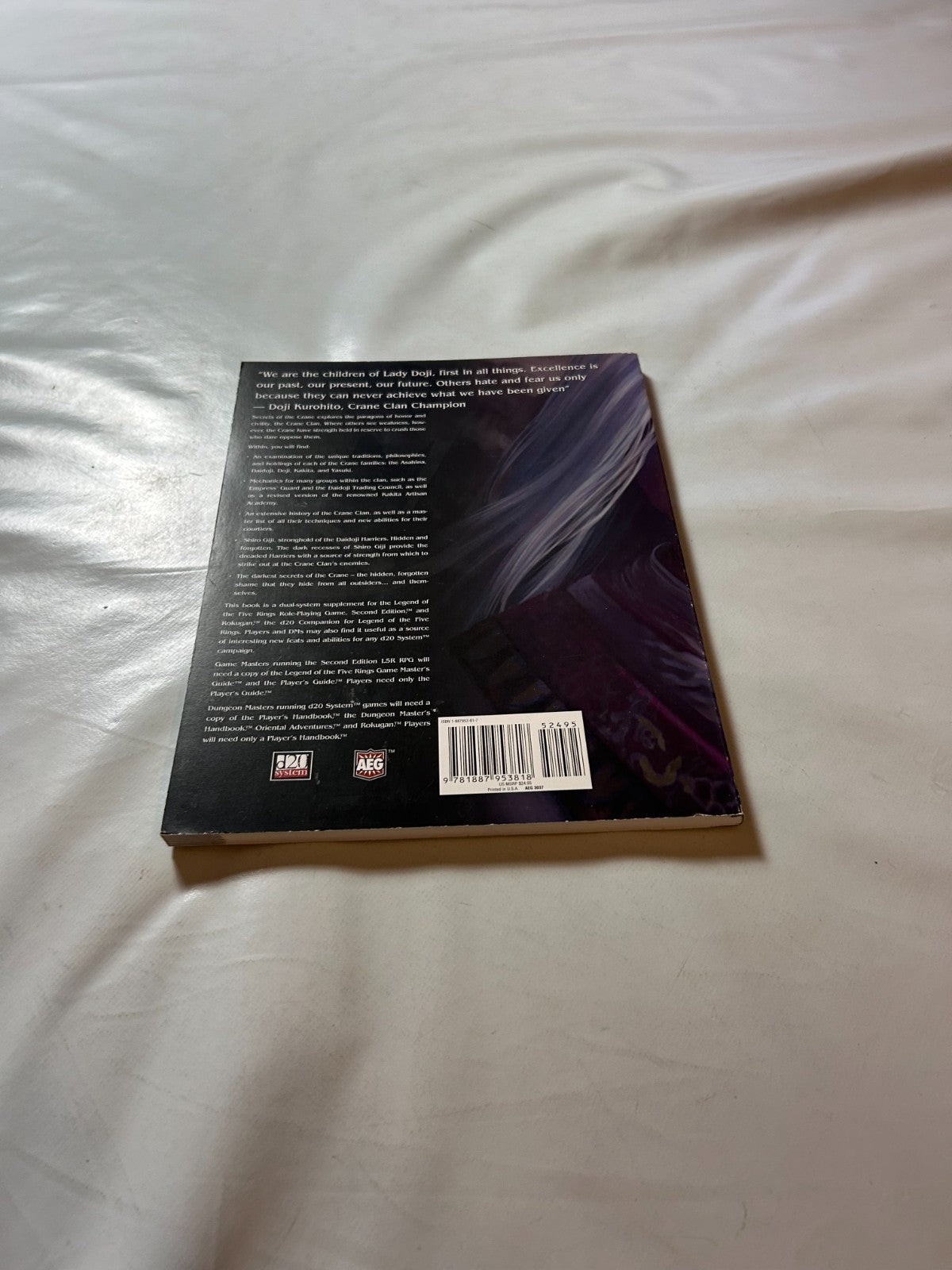 Legend of the Five Rings (D20)  Secrets of the Crane (AEG 3037) Englisch - Ansicht 8