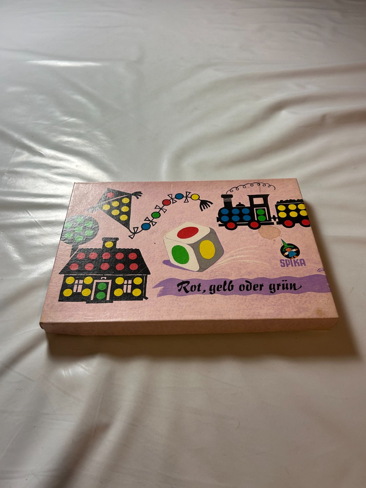Legespiel "Rot, gelb oder grün" SPIKA DDR, ca. 1950er  Vollständig - Ansicht 3