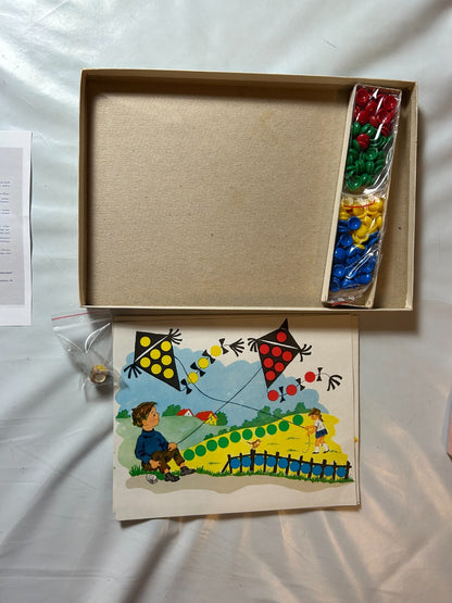 Legespiel "Rot, gelb oder grün" SPIKA DDR, ca. 1950er  Vollständig - Ansicht 7