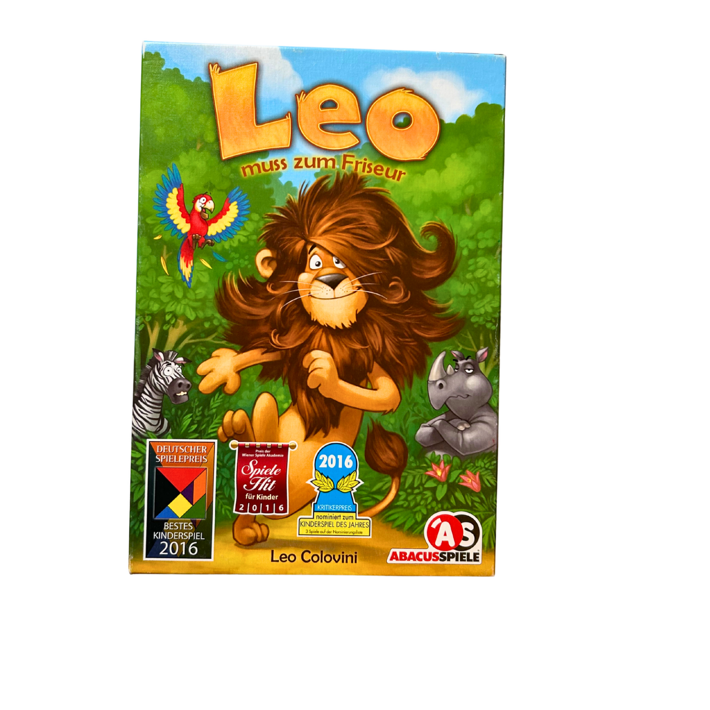 Leo Muss Zum Friseur  Abacus Spiele Kinderspiel  Vollständig - Ansicht 1