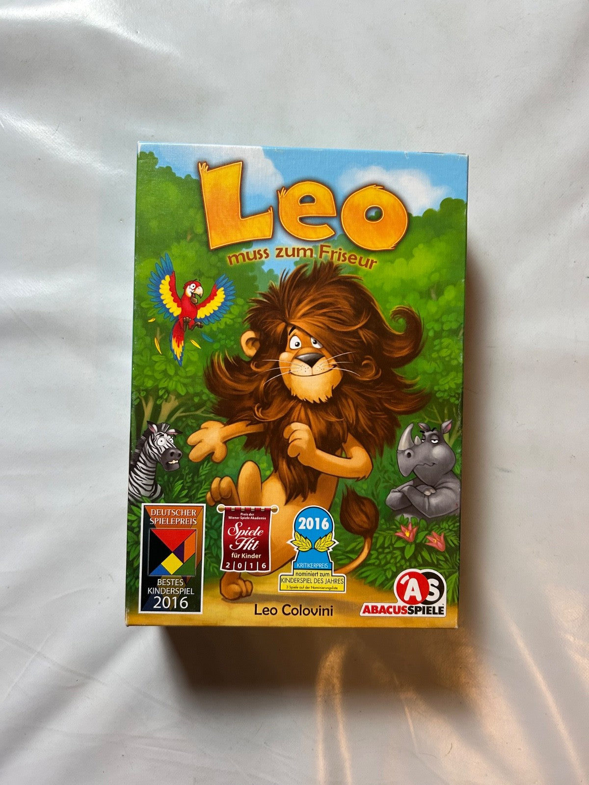 Leo Muss Zum Friseur  Abacus Spiele Kinderspiel  Vollständig - Ansicht 2