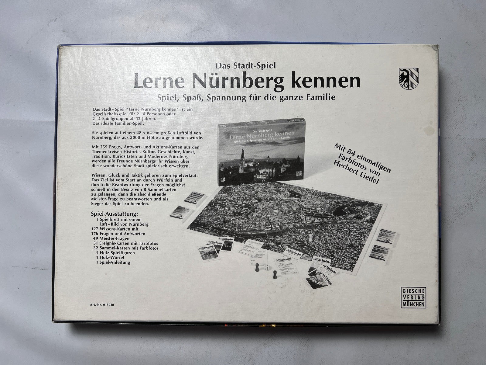 Lerne Nürnberg kennen  VINTAGE   Das StadtSpiel   Vollständig - Ansicht 2