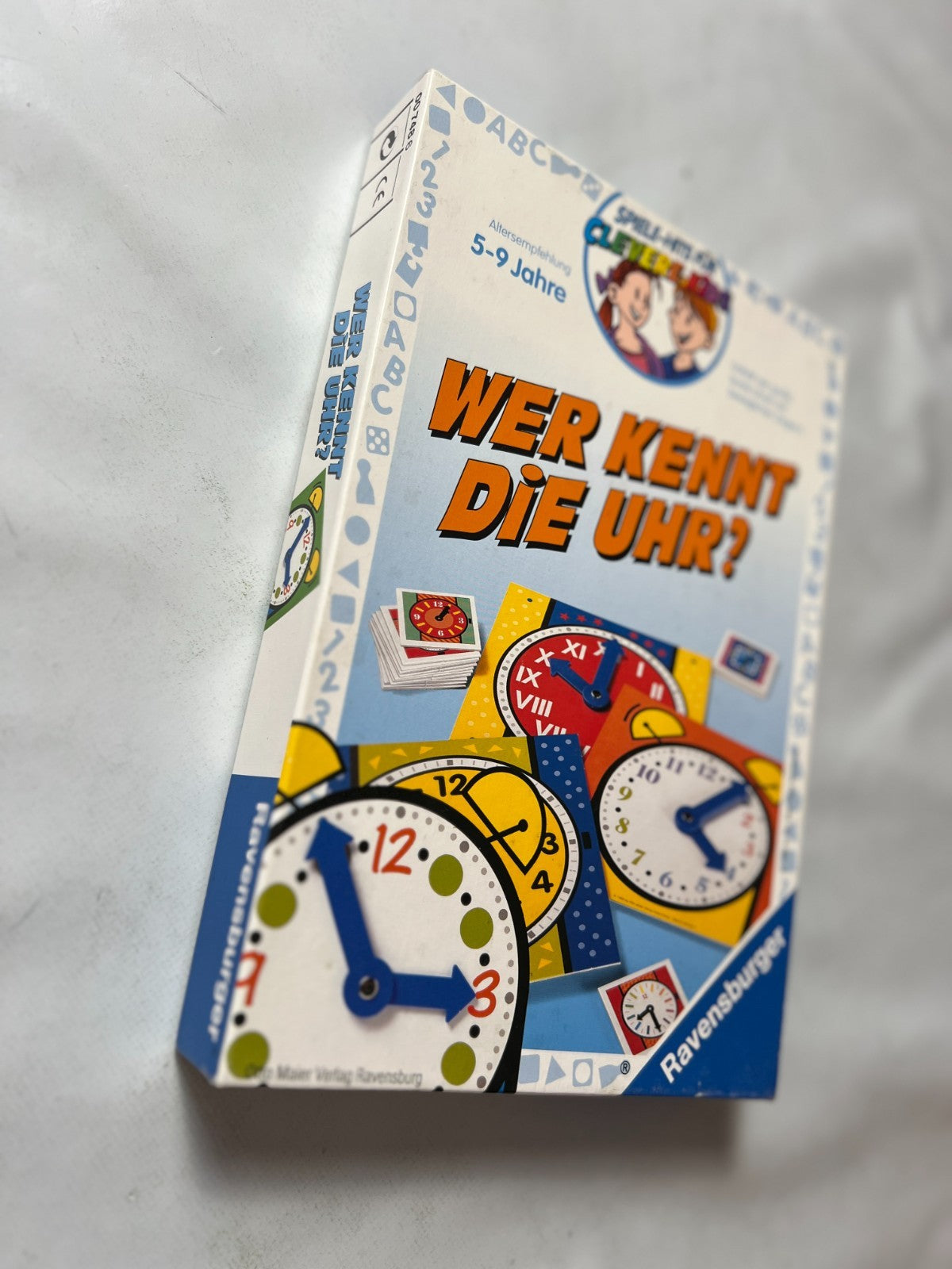 Lernspiel   Wer kennt die Uhr?  Ravensburger 1994  Vollständig - Ansicht 4