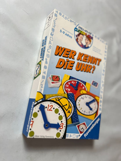 Lernspiel   Wer kennt die Uhr?  Ravensburger 1994  Vollständig - Ansicht 4