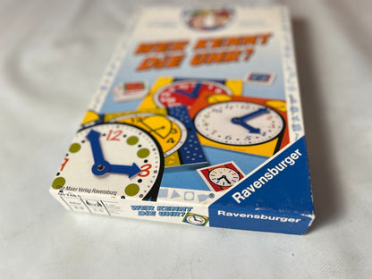 Lernspiel   Wer kennt die Uhr?  Ravensburger 1994  Vollständig - Ansicht 7