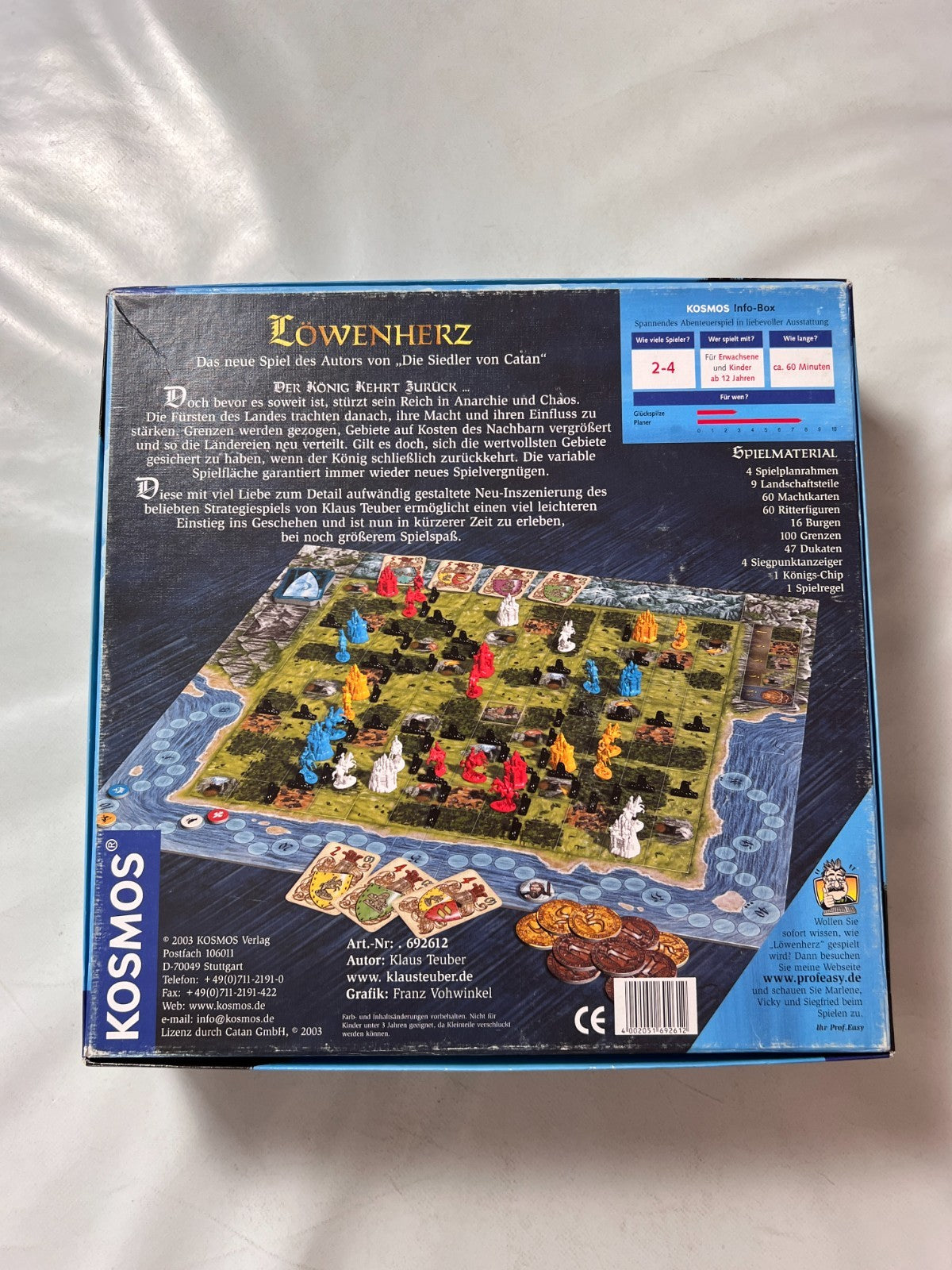 Löwenherz Der König kehrt zurück Brettspiel Gesellschaftsspiel - Vollständig - Ansicht 10