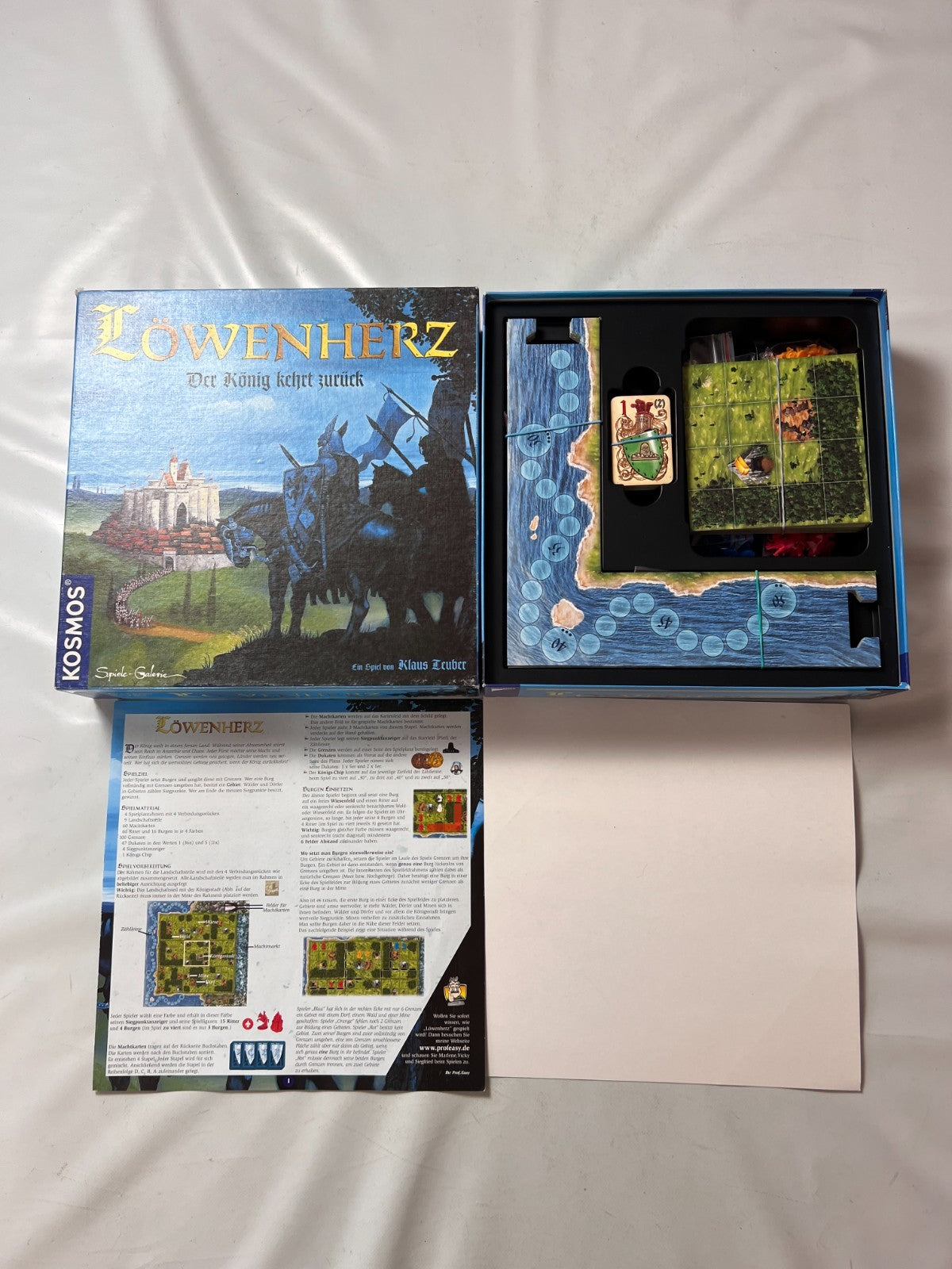 Löwenherz Der König kehrt zurück Brettspiel Gesellschaftsspiel - Vollständig - Ansicht 2