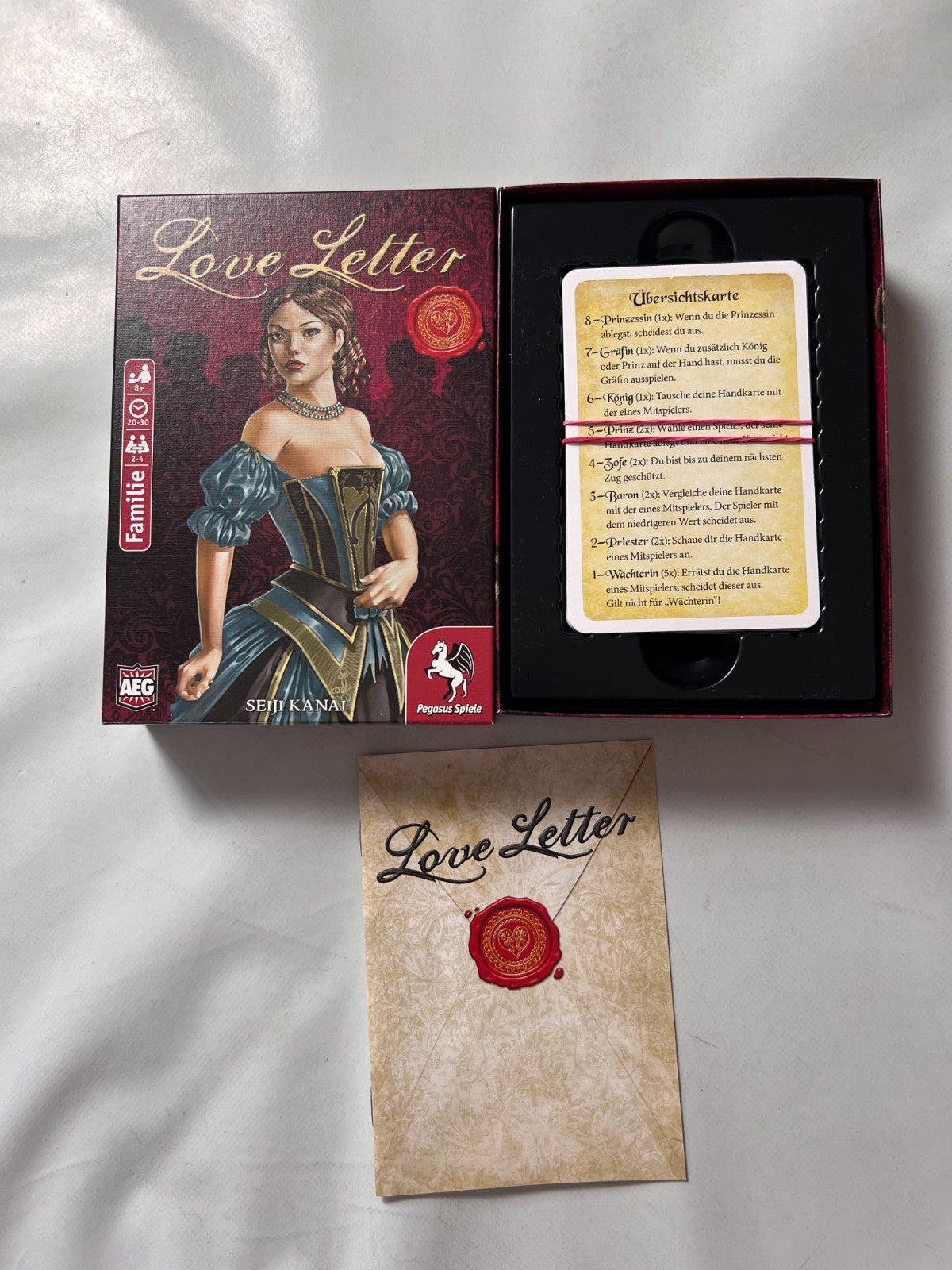 Love Letter Kartenspiel Pegasus AEG Deutsch - Vollständig - Ansicht 2