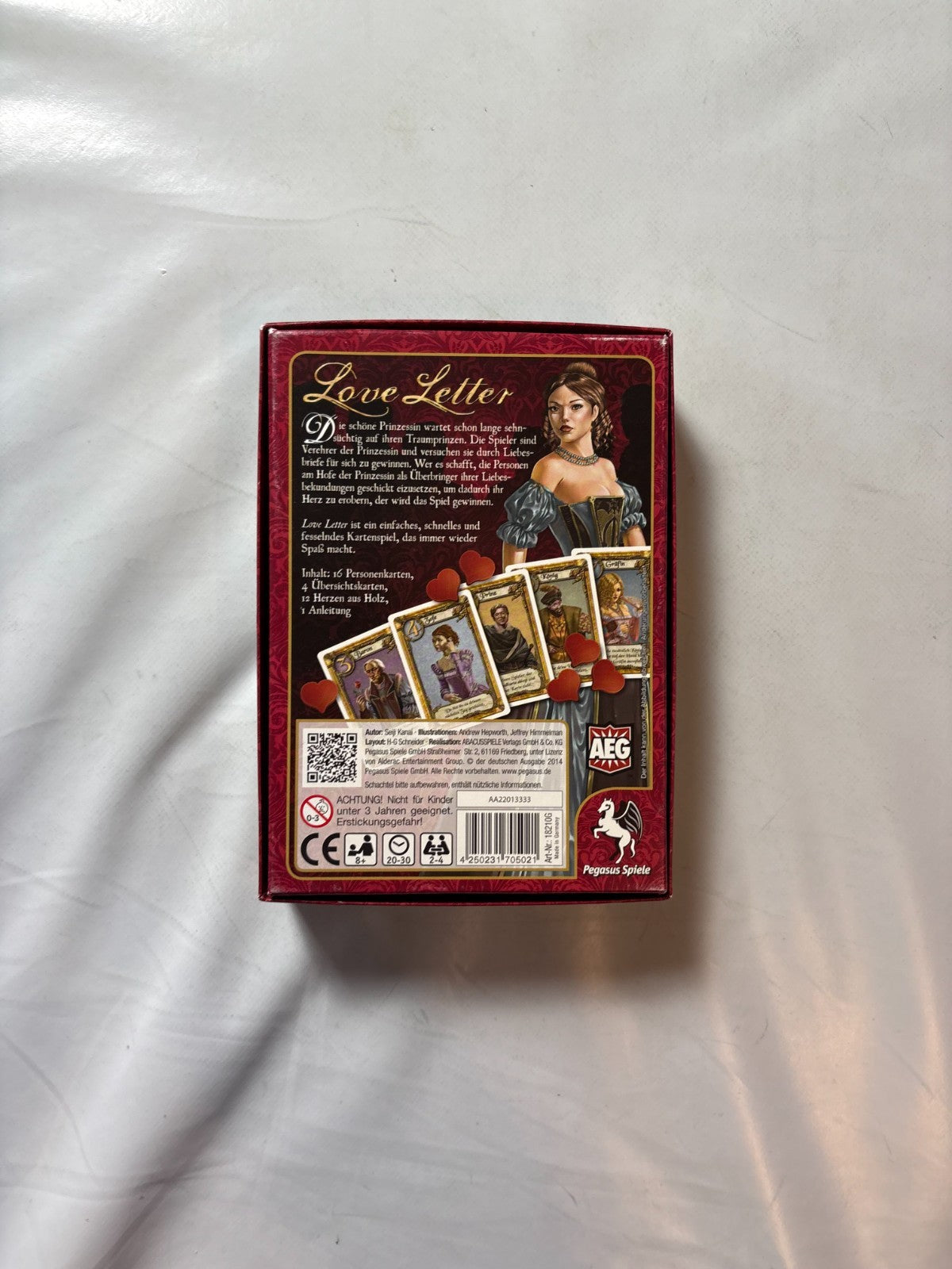 Love Letter Pegasus Spiel Kartenspiel Gesellschaftsspiel  Vollständig - Ansicht 8