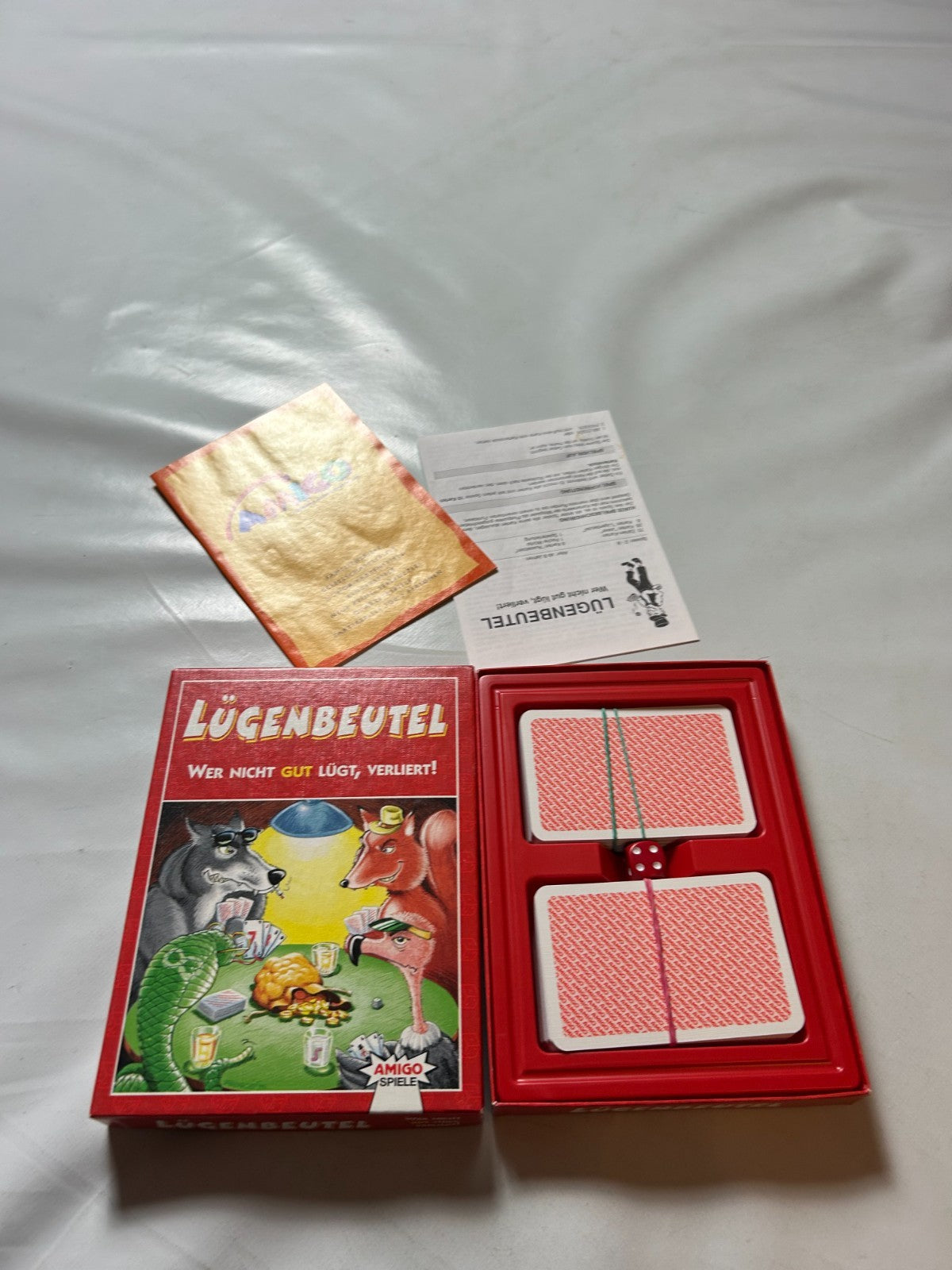 Lügenbeutel  Wer nicht lügt, verliert! Kartenspiel AMIGO  vollständig - Ansicht 7