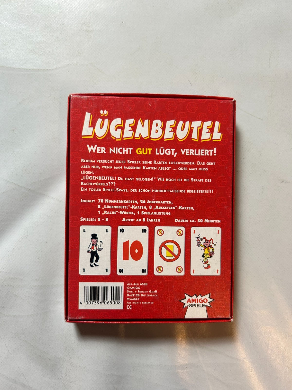Lügenbeutel  Wer nicht lügt, verliert! Kartenspiel AMIGO  vollständig - Ansicht 9