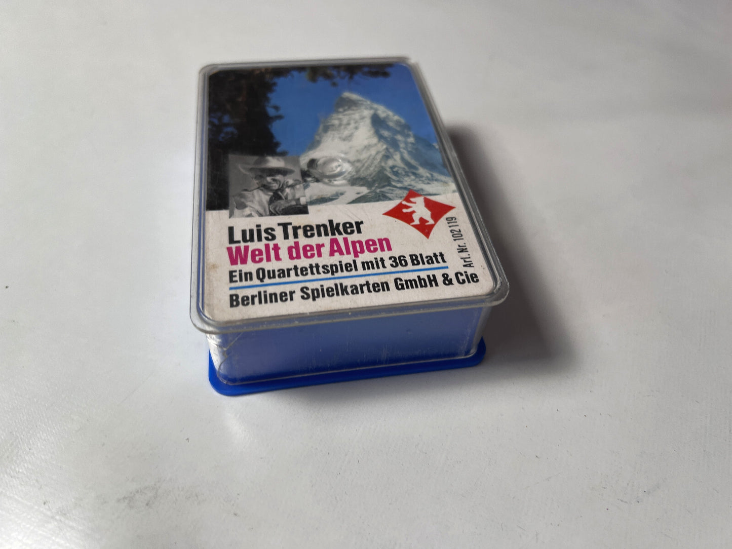 Luis Trenker - Welt der Alpen Quartett / Berliner Spielkarten 70er Jahre Vintage - Ansicht 12