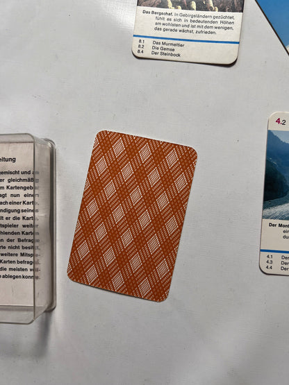 Luis Trenker - Welt der Alpen Quartett / Berliner Spielkarten 70er Jahre Vintage - Ansicht 6