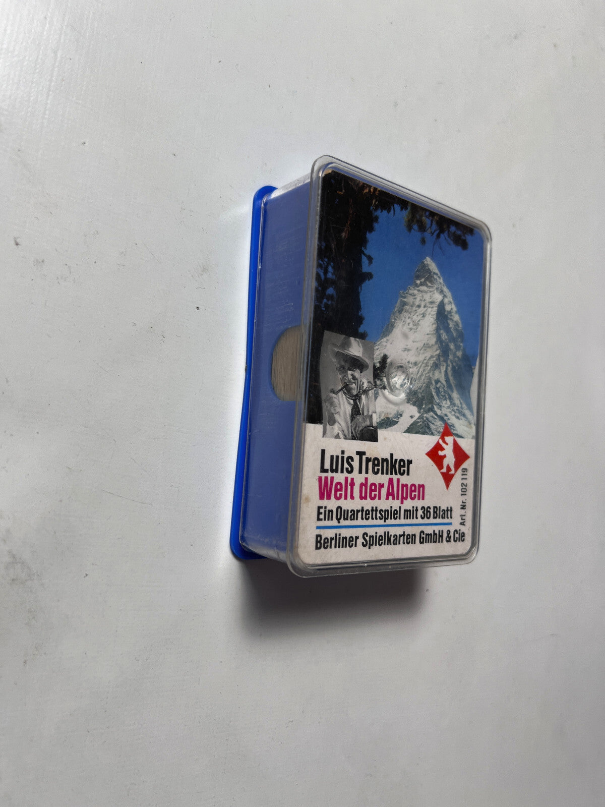 Luis Trenker - Welt der Alpen Quartett / Berliner Spielkarten 70er Jahre Vintage - Ansicht 9