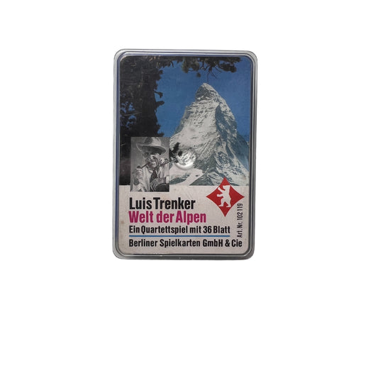 Luis Trenker - Welt der Alpen Quartett / Berliner Spielkarten 70er Jahre Vintage – SKU A6288 – Kartenspiel gebraucht kaufen bei Brettspielimperium