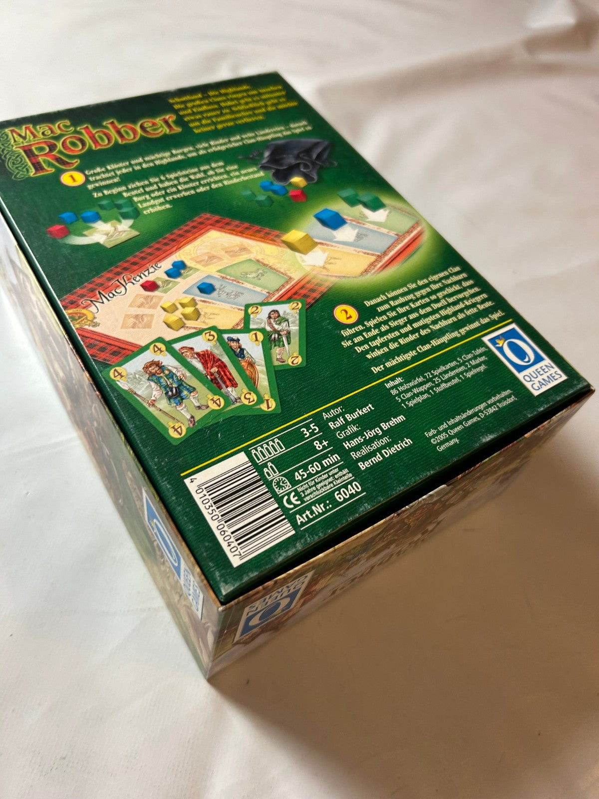 Mac Robber Queen Games Raubzüge in den Highlands Brettspiel  Vollständig - Ansicht 11