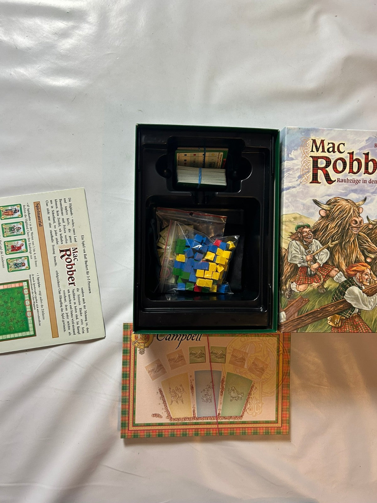 Mac Robber Queen Games Raubzüge in den Highlands Brettspiel  Vollständig - Ansicht 6
