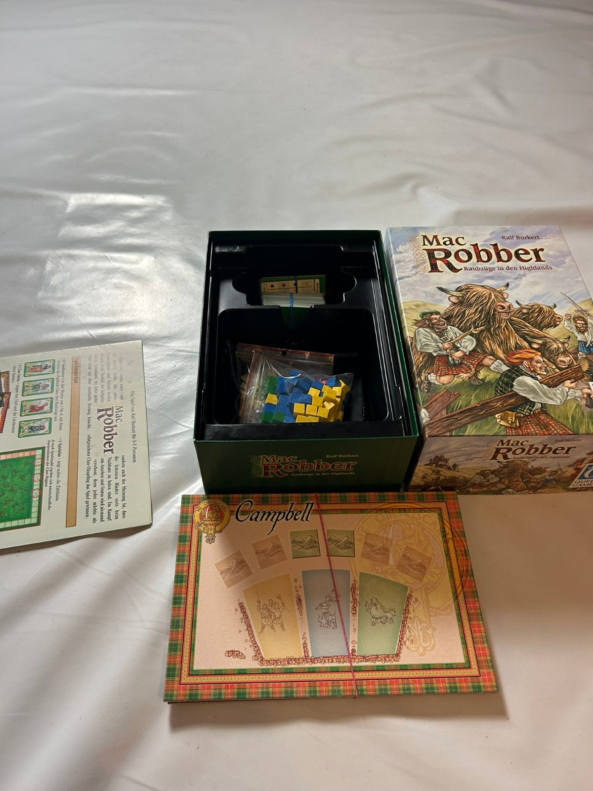 Mac Robber Queen Games Raubzüge in den Highlands Brettspiel  Vollständig - Ansicht 7