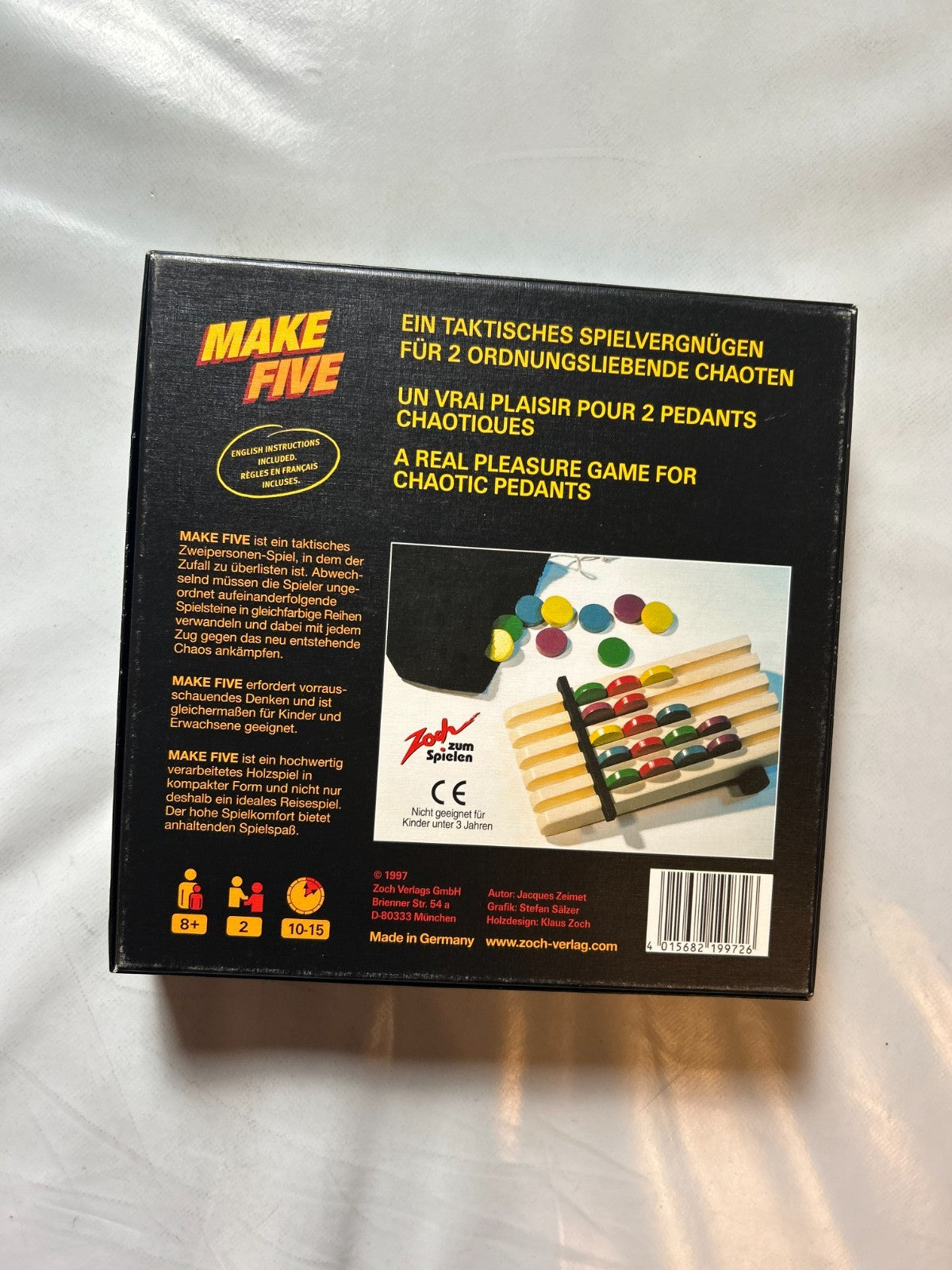 Make Five Brettspiel von Jacques Zeimet Zoch  Vollständig - Ansicht 8