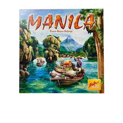 Manila Zoch Spiel Brettspiel Franz-Benno Delonge – SKU A7571 – Gesellschaftsspiel gebraucht kaufen bei Brettspielimperium