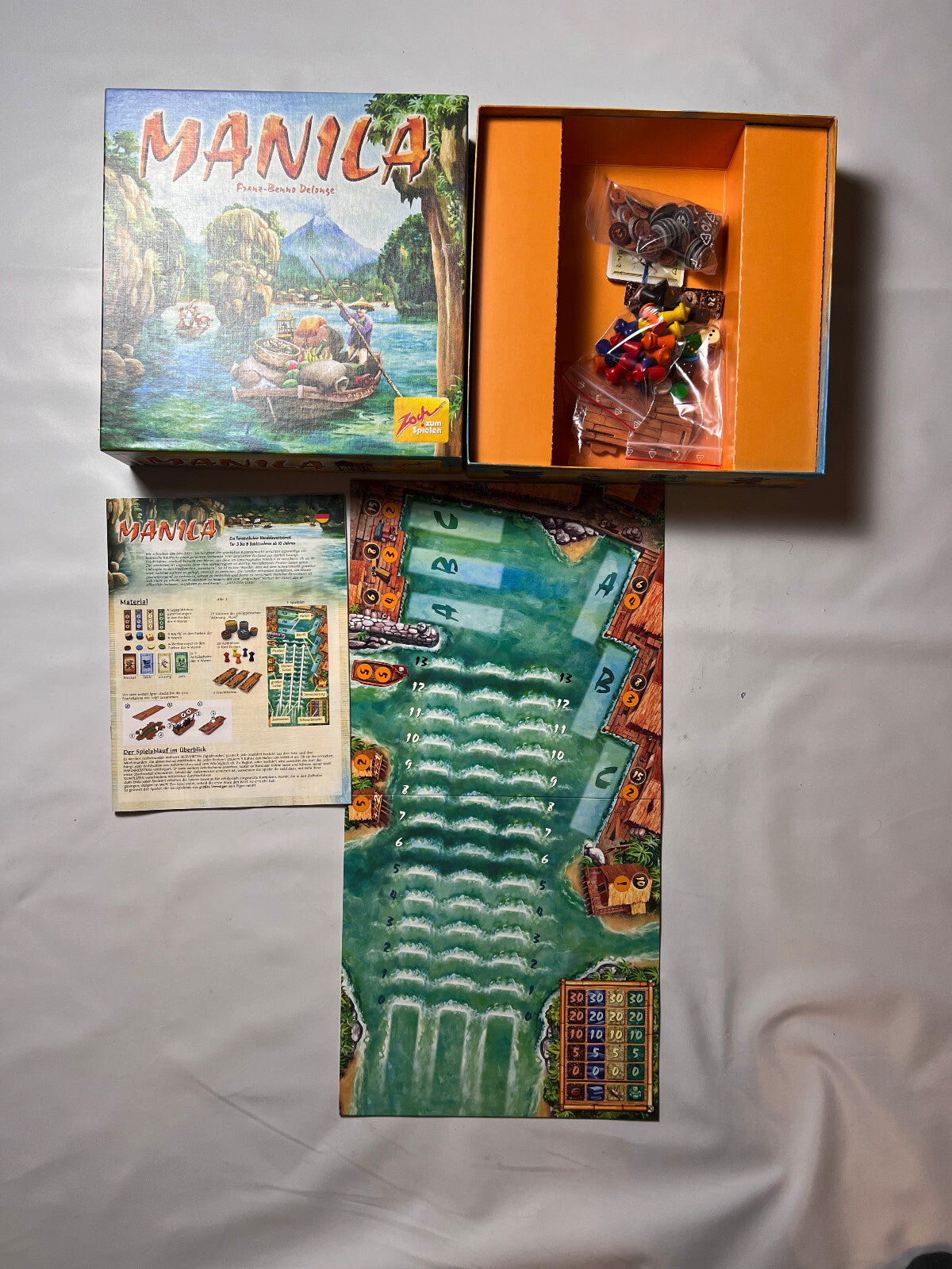 Manila Zoch Spiel Brettspiel Franz-Benno Delonge - Vollständig - Ansicht 2