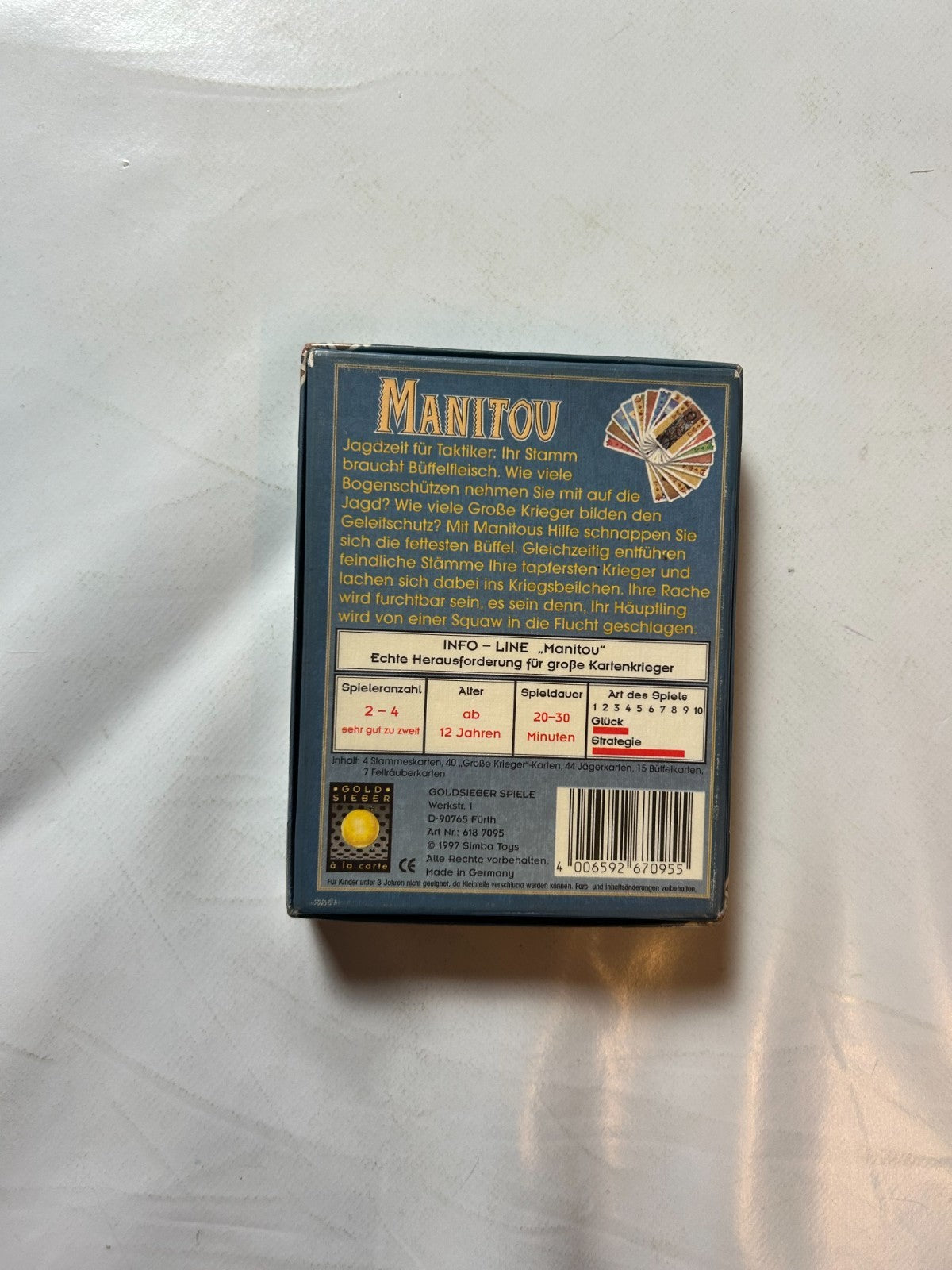 Manitou von Goldsieber Spiele Kartenspiel  vollständig - Ansicht 8