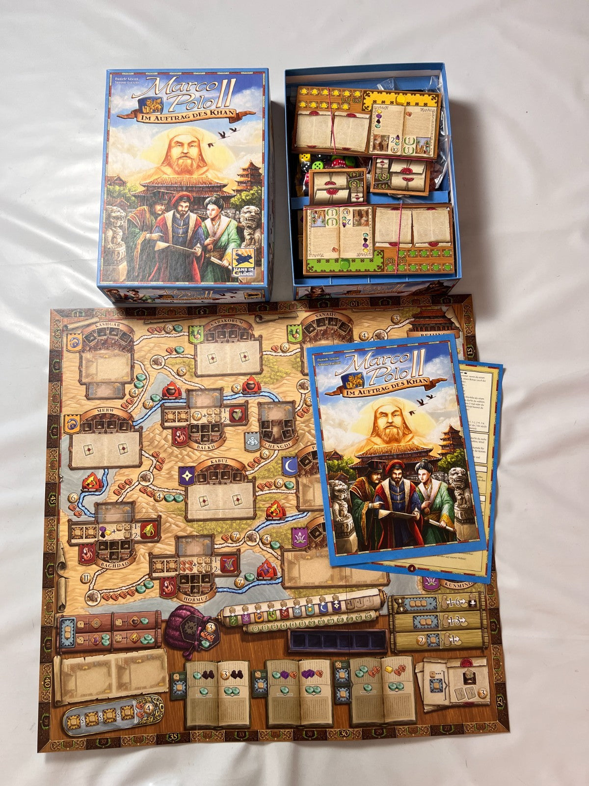 Marco Polo II Im Auftrag des Khan Brettspiel Familienspiel - Vollständig - Ansicht 2