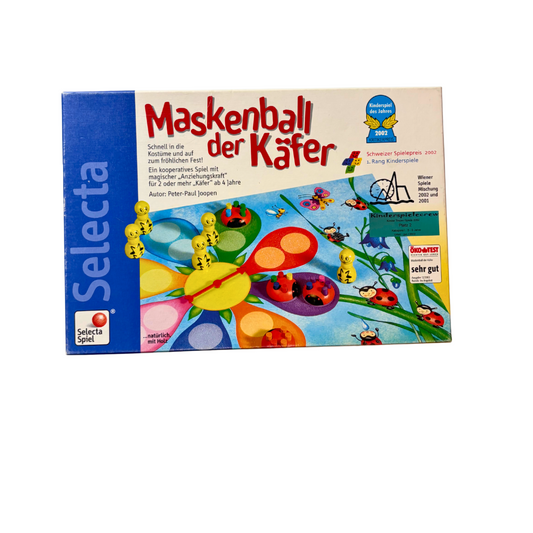 Maskenball Der Käfer Selecta Brettspiel Gesellschaftsspiel  Vollständig - Ansicht 1