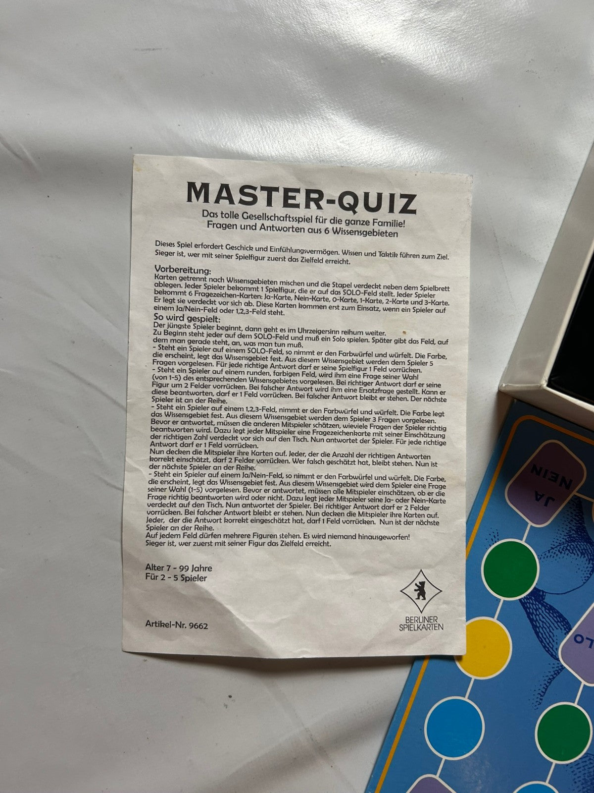 MasterQuiz  ab 7 Jahren  für 25 Spieler Berliner Spielkarten  Vollständig - Ansicht 8