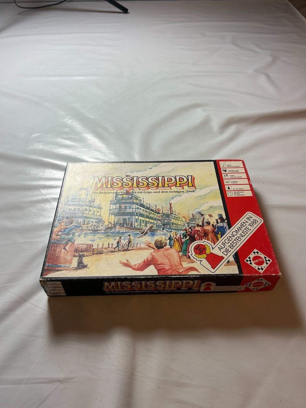 Mattel  Mississippi 69520  Spiel des Jahres 1988  Vollständig - Ansicht 3