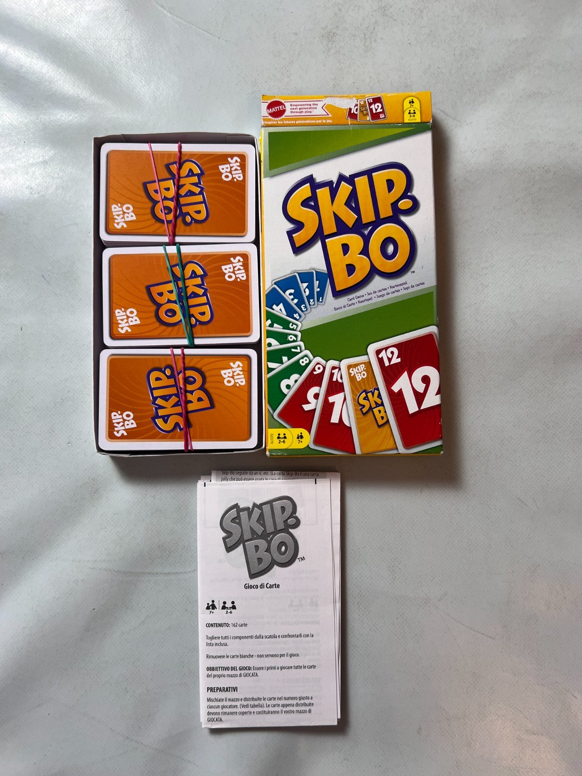 Mattel SKIP-BO Kartenspiel Gesellschaftsspiel Skip bo - Vollständig - Ansicht 2