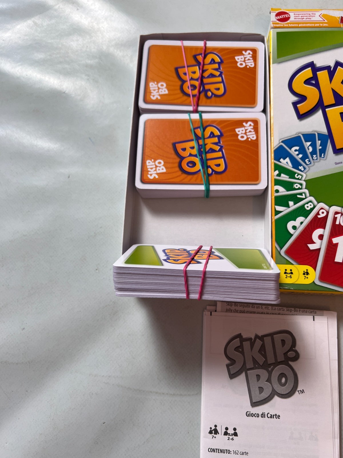 Mattel SKIP-BO Kartenspiel Gesellschaftsspiel Skip bo - Vollständig - Ansicht 3