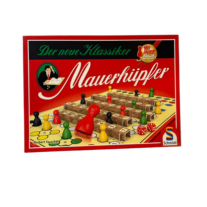 Mauerhüpfer Brettspiel - Schmidt Spiele – SKU A10633 – Gesellschaftsspiel gebraucht kaufen bei Brettspielimperium