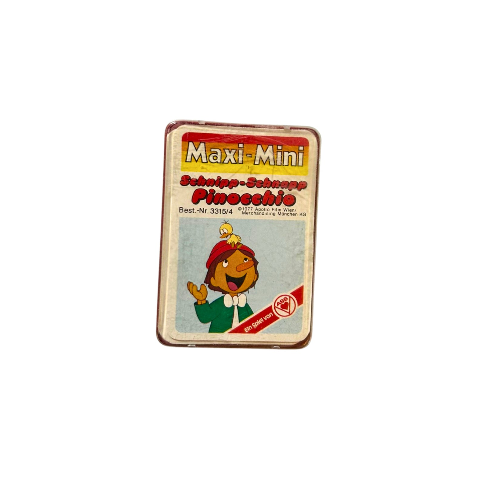 Maxi Mini SCHNIPP SCHNAPP PINOCCHIO ASS Retro Vintage Karten Spiel 70er – SKU A9623 – Kartenspiel gebraucht kaufen bei Brettspielimperium