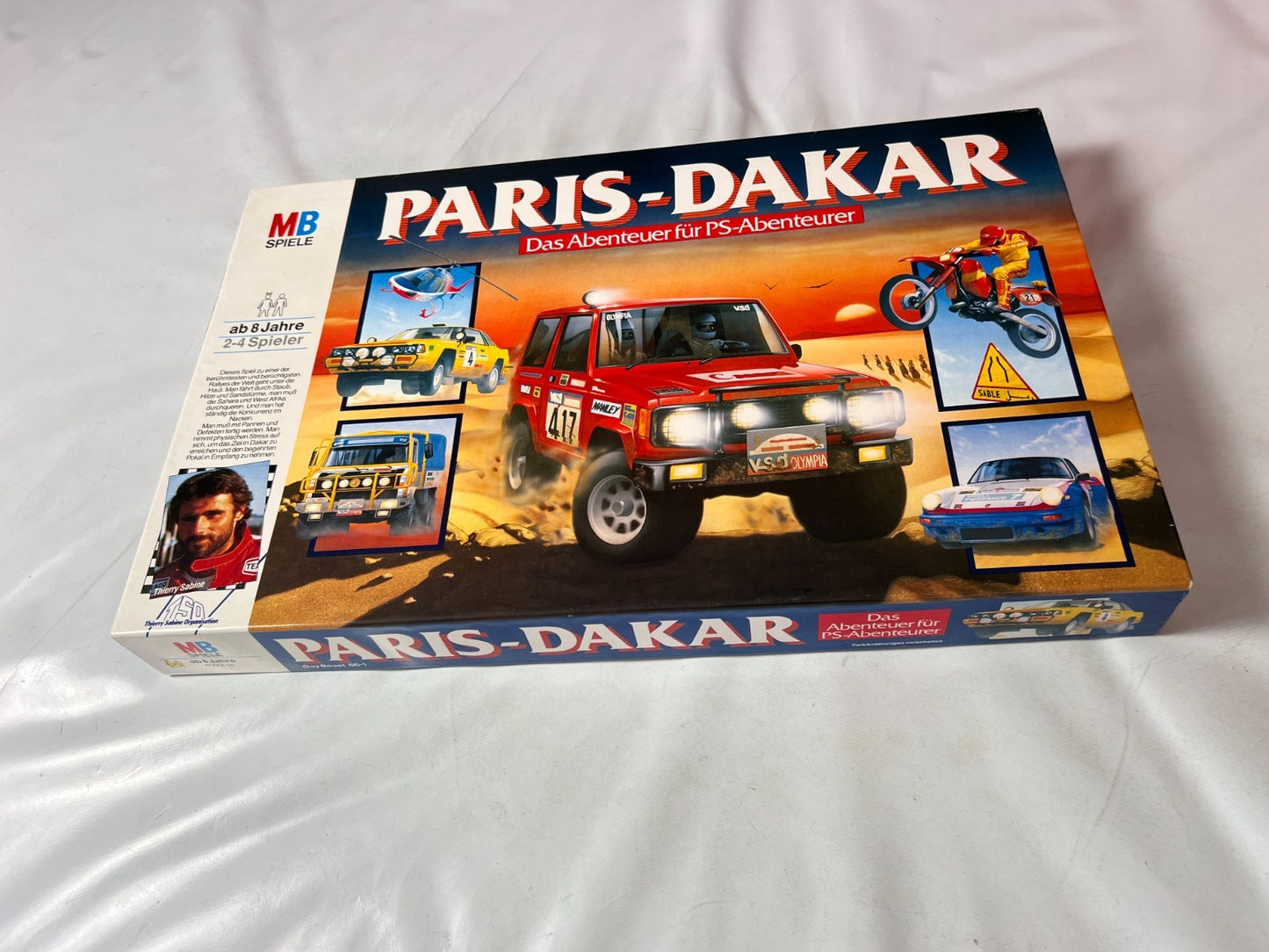 MB Spiele 1985 Paris Dakar Abenteuer PS Abenteurer Rallye  Vollständig - Ansicht 7