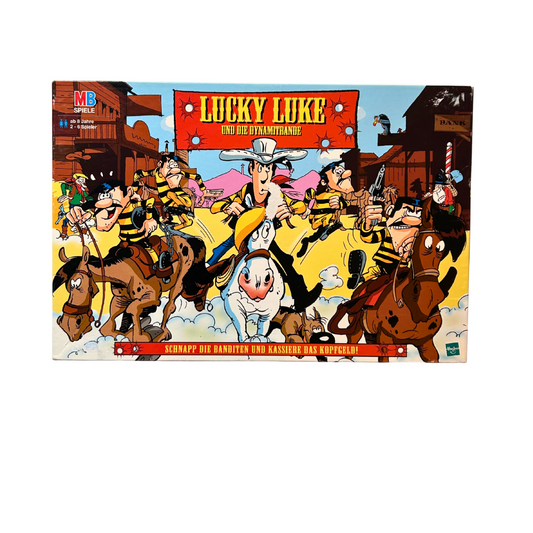 MB Spiele  Lucky Luke und die Dynamitbande 2002 Brettspiel  Vollständig - Ansicht 1