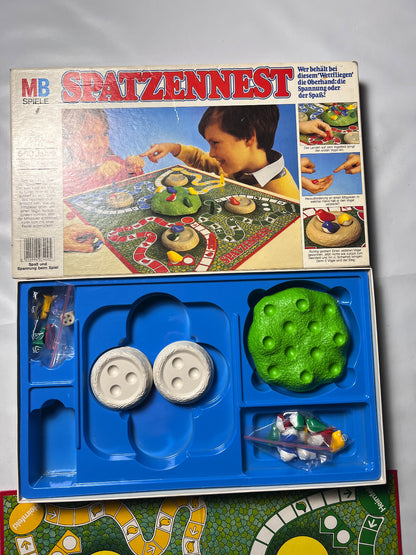 MB Spiele Spatzennest von 1984 Wer behält bei diesem Wettfliegen - Vollständig - Ansicht 3