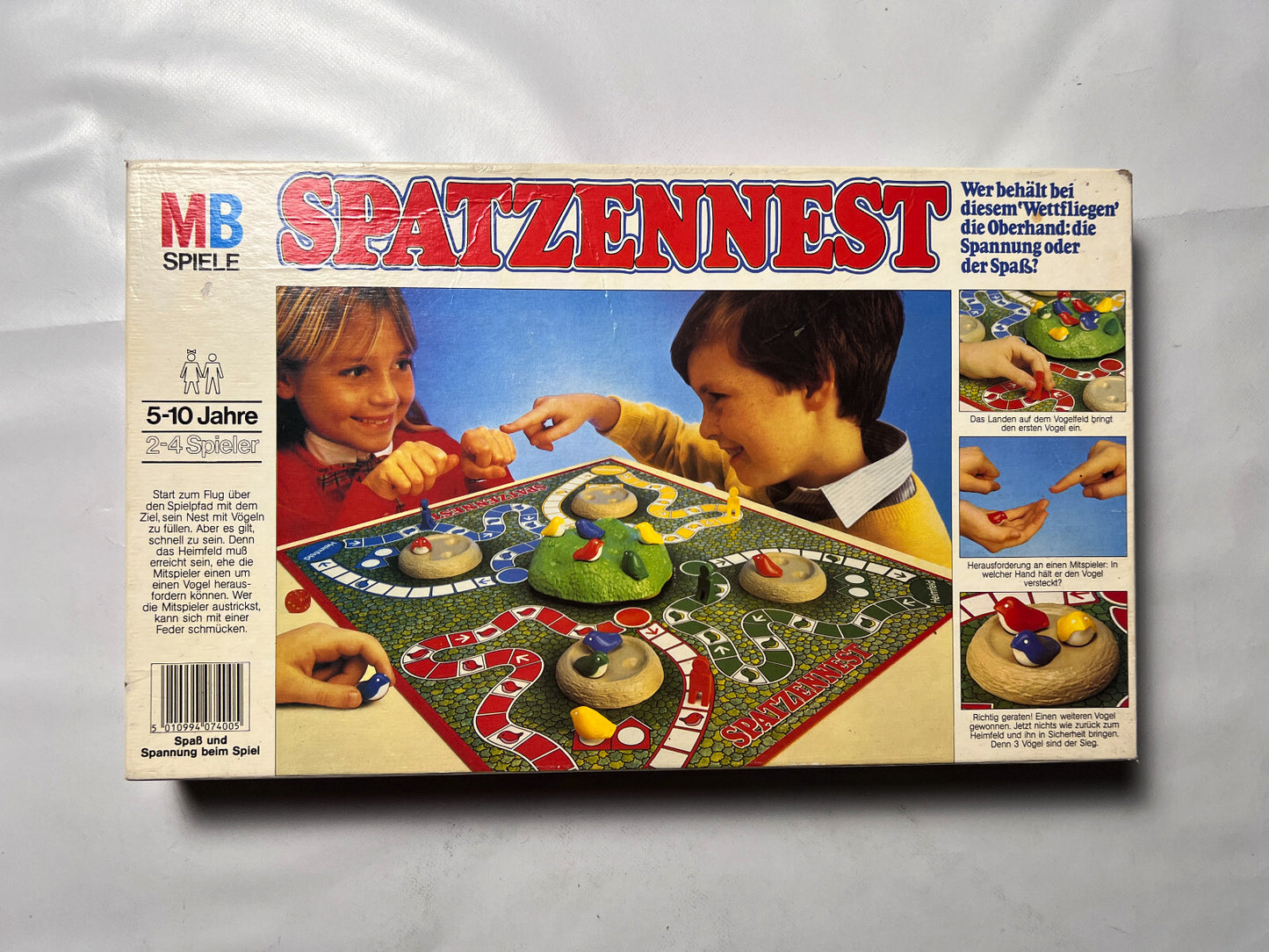MB Spiele Spatzennest von 1984 Wer behält bei diesem Wettfliegen - Vollständig - Ansicht 4