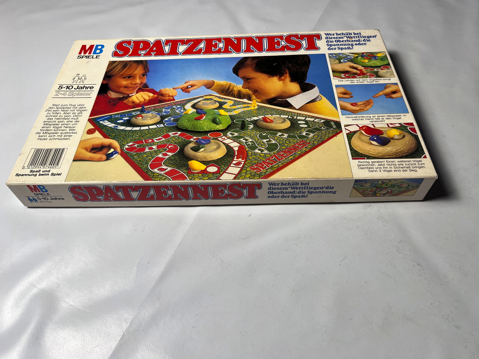 MB Spiele Spatzennest von 1984 Wer behält bei diesem Wettfliegen - Vollständig - Ansicht 8