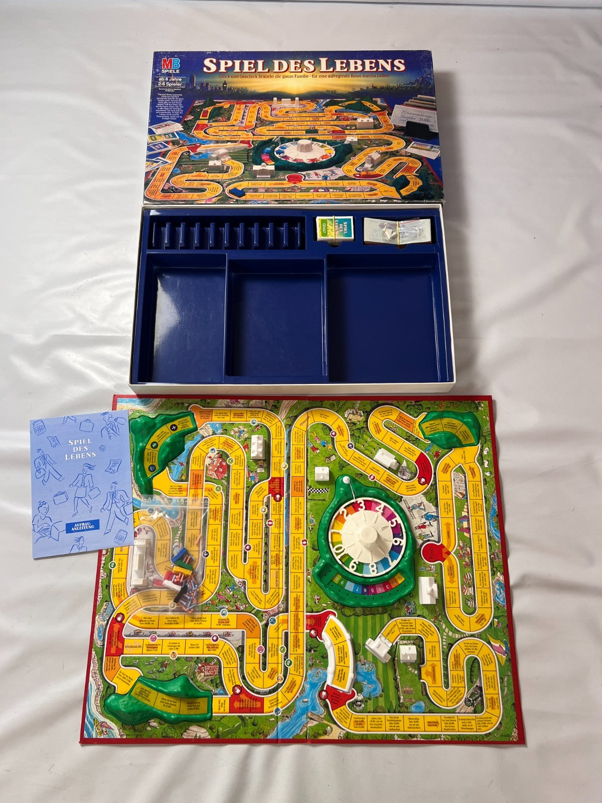 MB Spiele, Spiel des Lebens, 100 Jahre Edition, Vintage 1992, vollständig - Ansicht 2