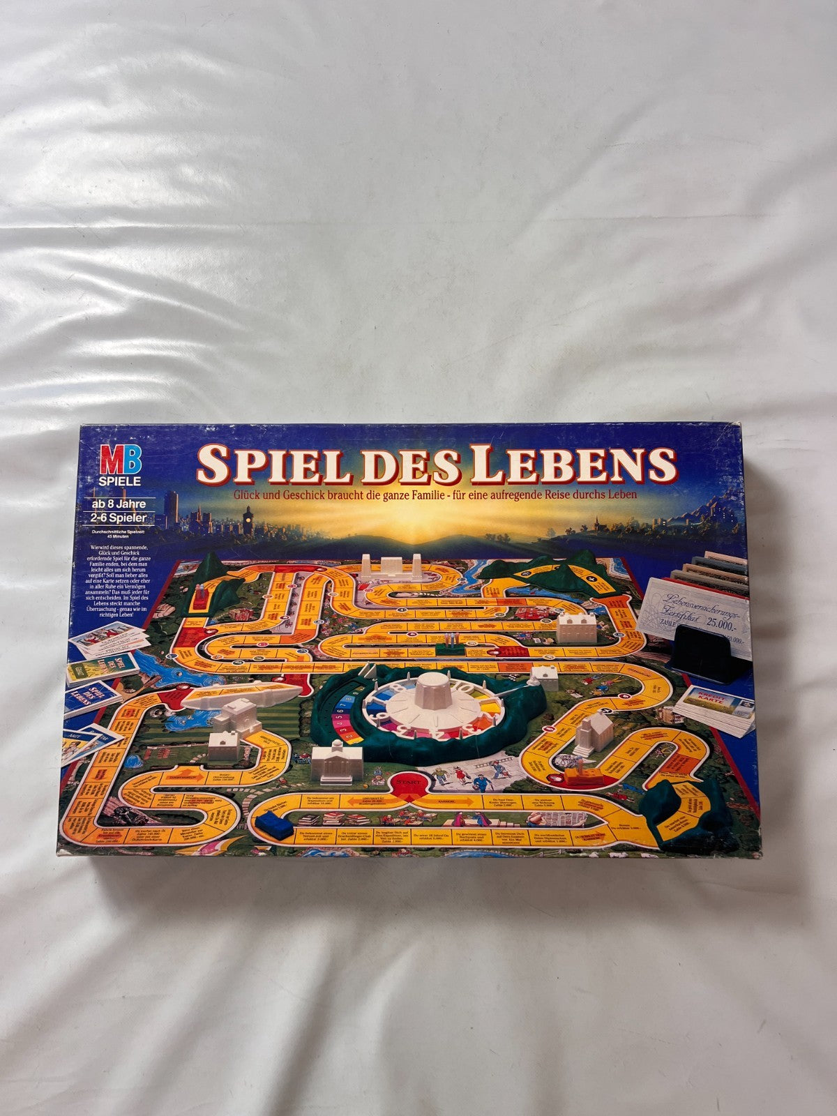 MB Spiele, Spiel des Lebens, 100 Jahre Edition, Vintage 1992, vollständig - Ansicht 6