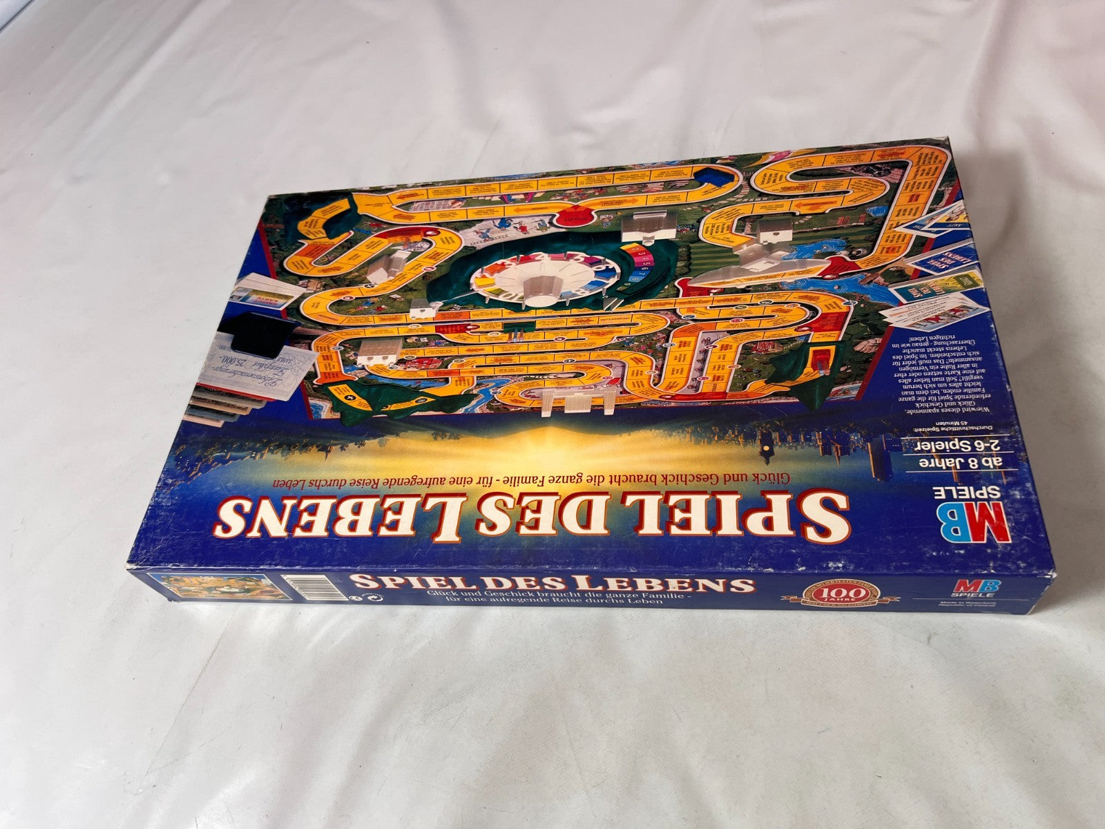 MB Spiele, Spiel des Lebens, 100 Jahre Edition, Vintage 1992, vollständig - Ansicht 8
