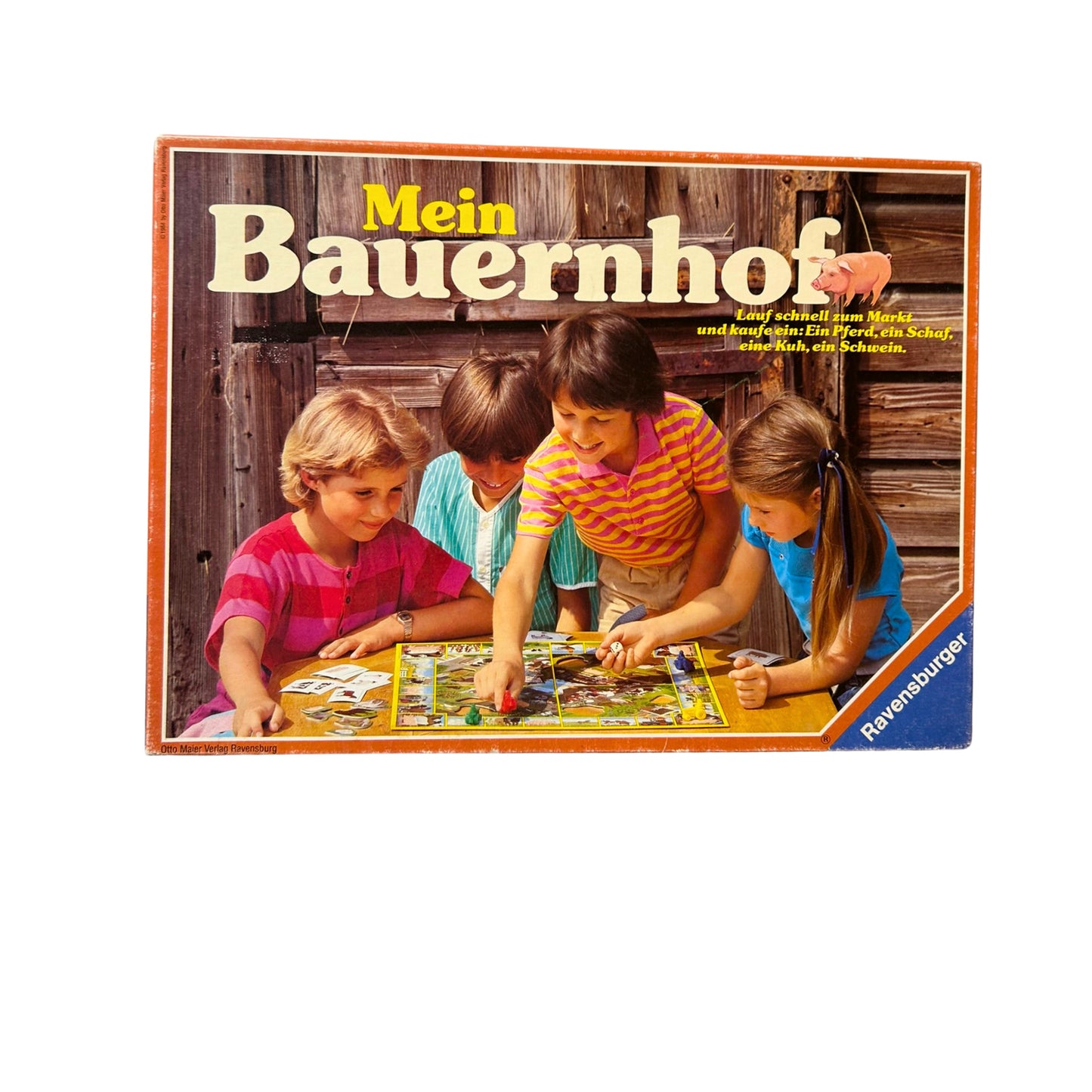 Mein Bauernhof Spiel Vintage Ravensburger 1984 Tiere – SKU A7800 – Gesellschaftsspiel gebraucht kaufen bei Brettspielimperium
