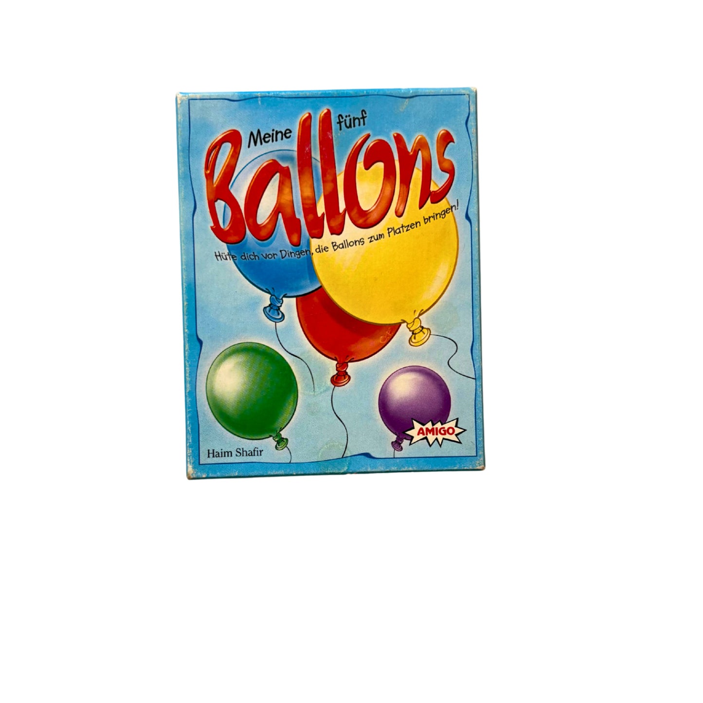MEINE FÜNF BALLONS HAIM SHAFIR AMIGO 3930 – SKU A14189 – Kartenspiel gebraucht kaufen bei Brettspielimperium