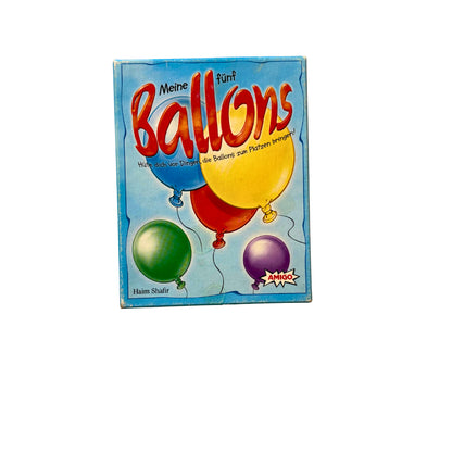 MEINE FÜNF BALLONS HAIM SHAFIR AMIGO 3930 – SKU A14189 – Kartenspiel gebraucht kaufen bei Brettspielimperium