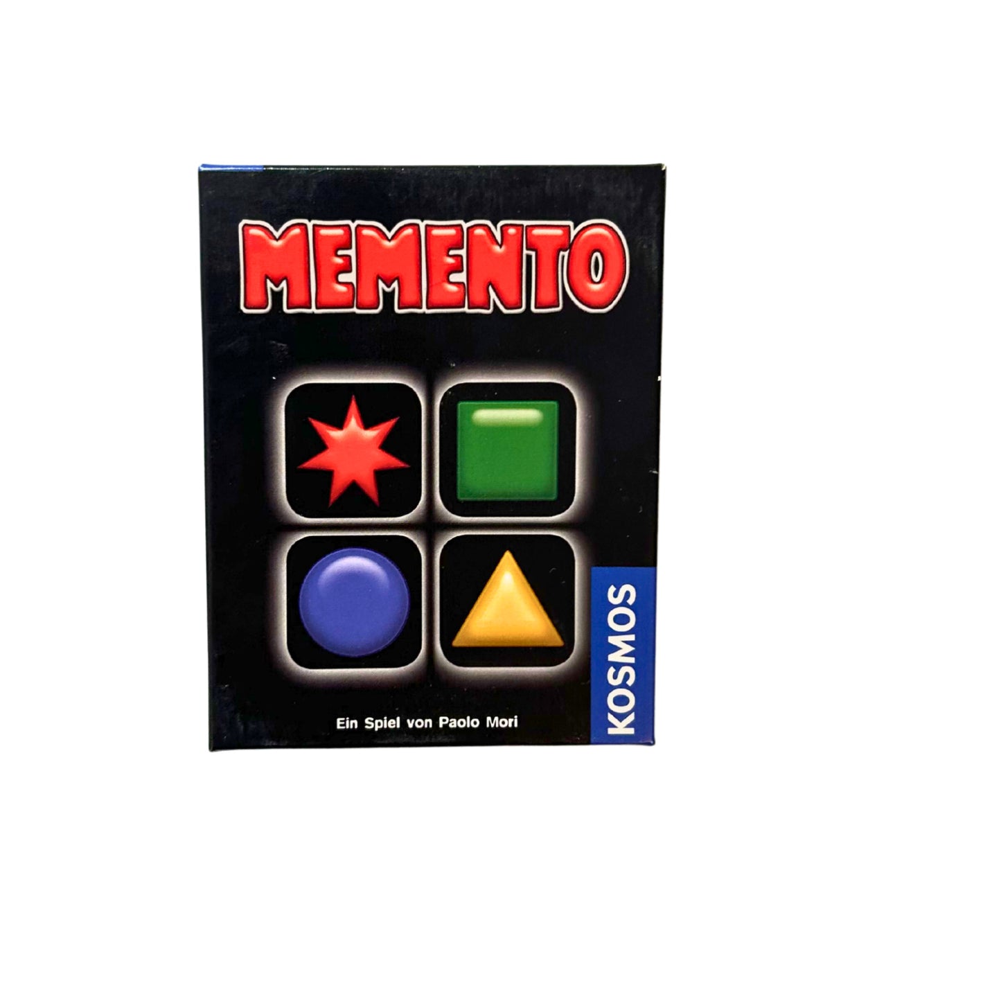 Memento Gedächtnisspiel von Paolo Mori Kosmos – SKU A12542 – Gesellschaftsspiel gebraucht kaufen bei Brettspielimperium