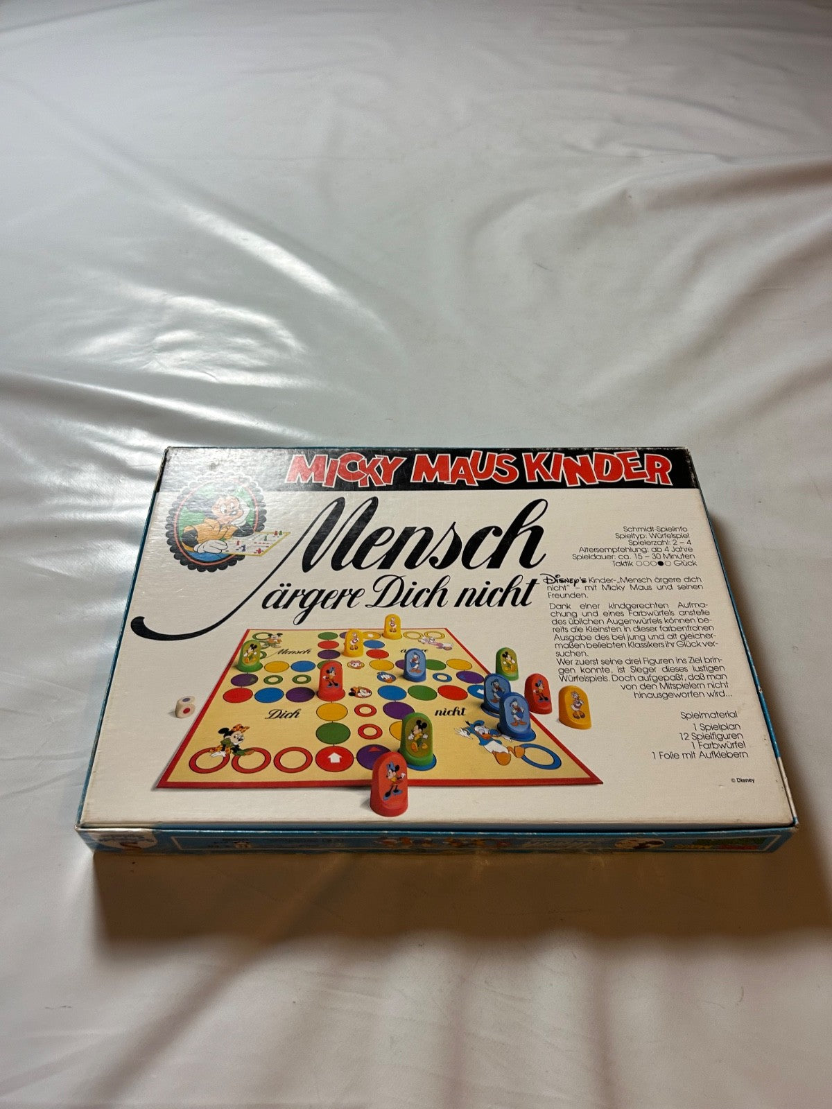 Mensch Ärgere Dich Nicht Micky Maus 1990 Kinder Schmidt Spiele  Vollständig - Ansicht 13