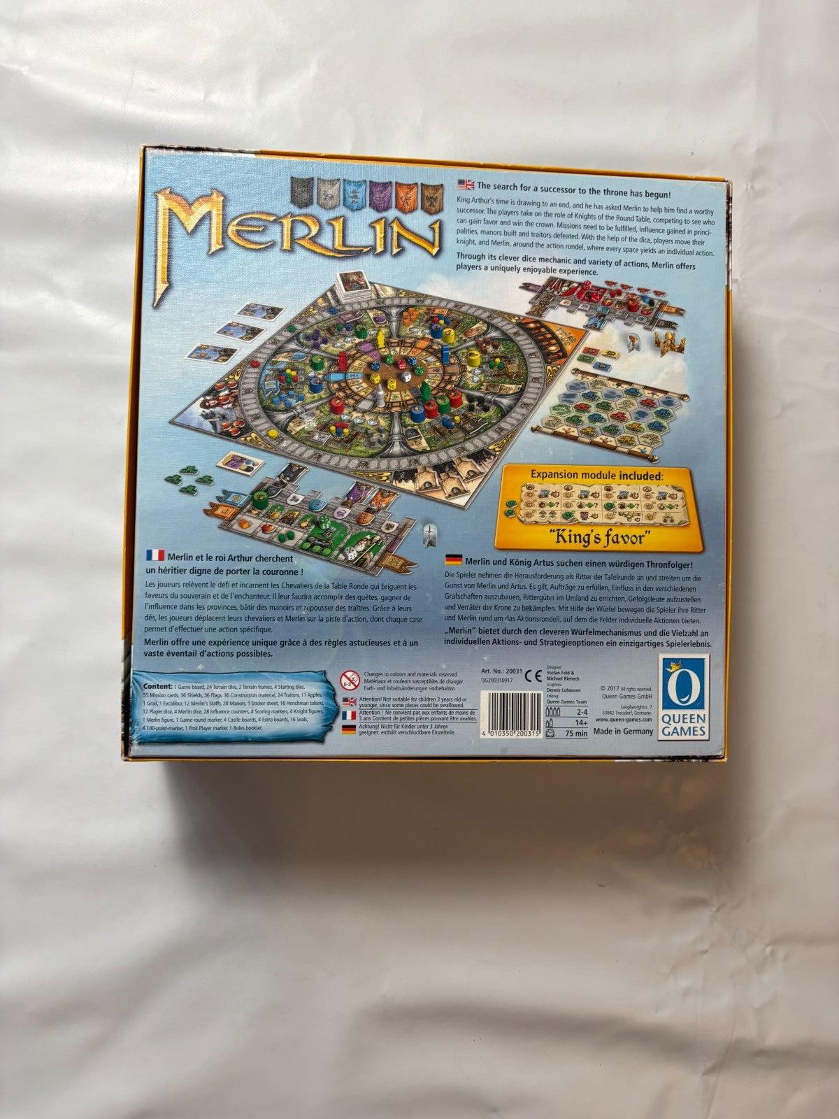 Merlin Queen Games 2017 Brettspiel - Vollständig - Ansicht 9