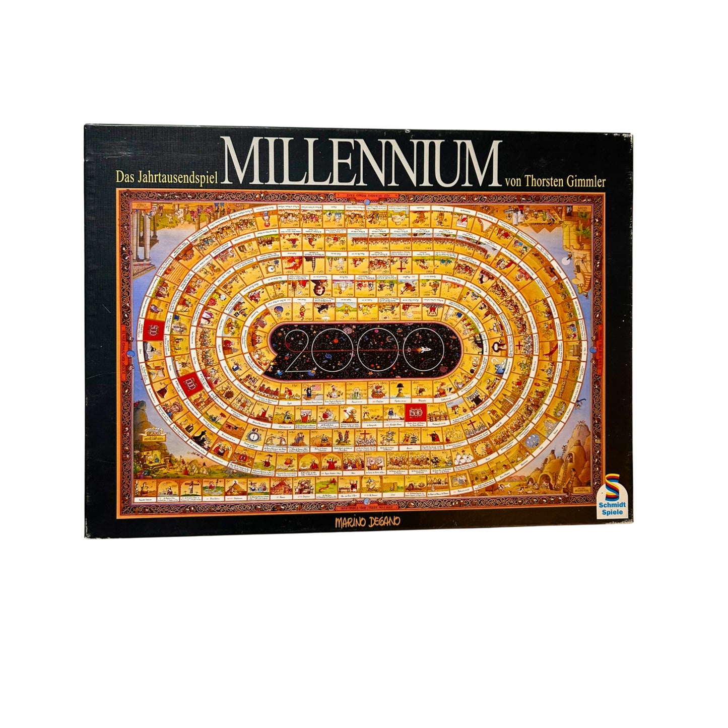 Millennium Schmidt Spiele Das Jahrtausendspiel - 1999 – SKU W9429 – Gesellschaftsspiel gebraucht kaufen bei Brettspielimperium